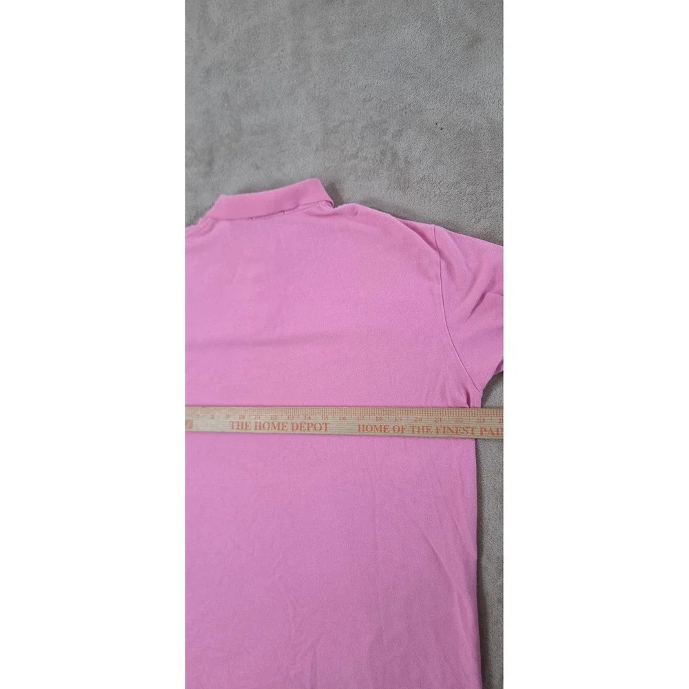 Polo Ralph Lauren Polo Shirt Men Size Large Pink Short Sleeve EUC